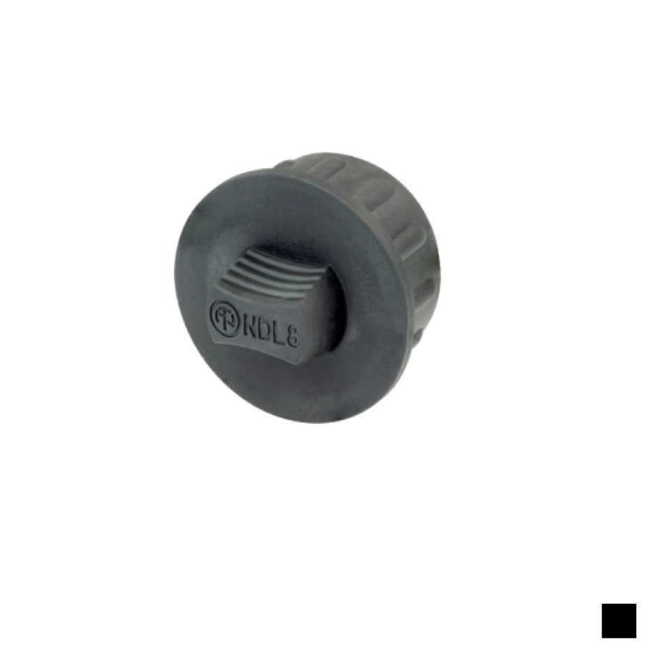 Neutrik DummyPLUG NDL8 pour speakON NL8 Chassis Male, noir