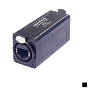 Neutrik NE8FF etherCON RJ45 Coupleur traversant, noir