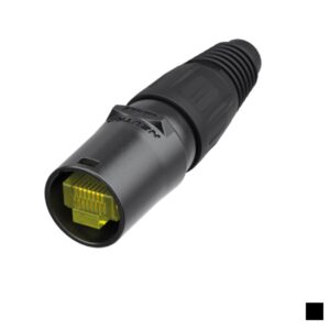 Neutrik RJ45 cable plug protection NE8MX-B-1 for non-assembled RJ45 cables, black