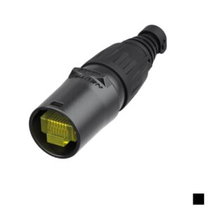 Neutrik Protection de fiche de câble RJ45 NE8MX-B pour câbles RJ45 confectionnés, noir