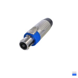 Neutrik NLT4FXX speakON Cable plug, Soldering contact 4x6mm2, silverblue
