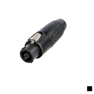 Neutrik NLT8FXX-BAG speakON Cable socket, Soldering contact 8x1.5 - 6mm2, black