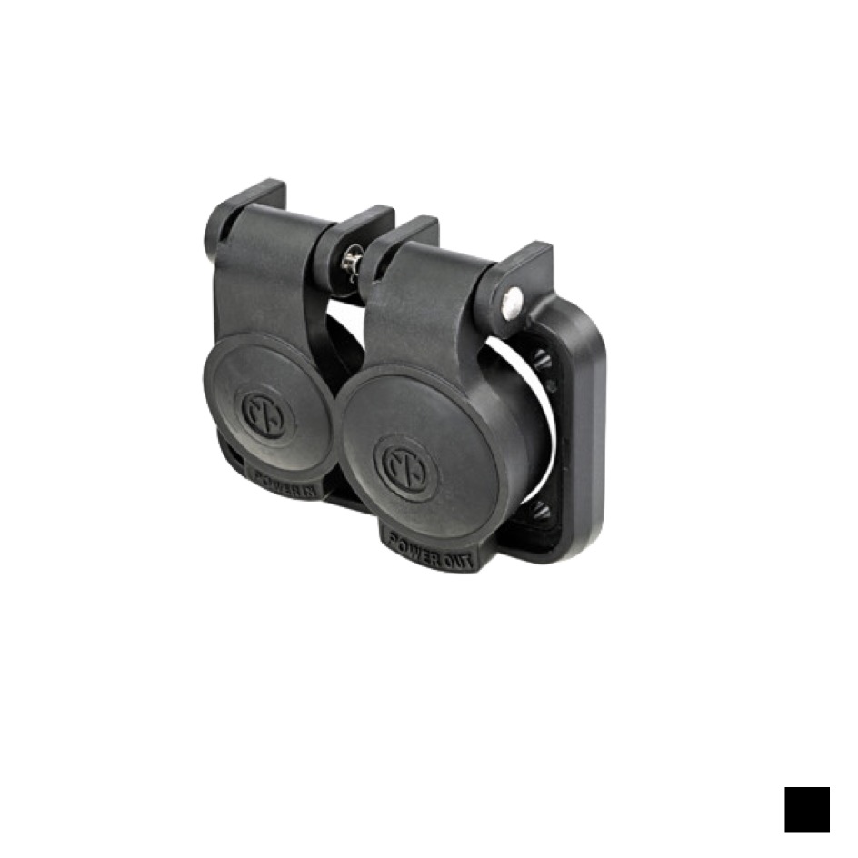 Neutrik Capuchon d'étanchéité à ressort NSSC-3, noir