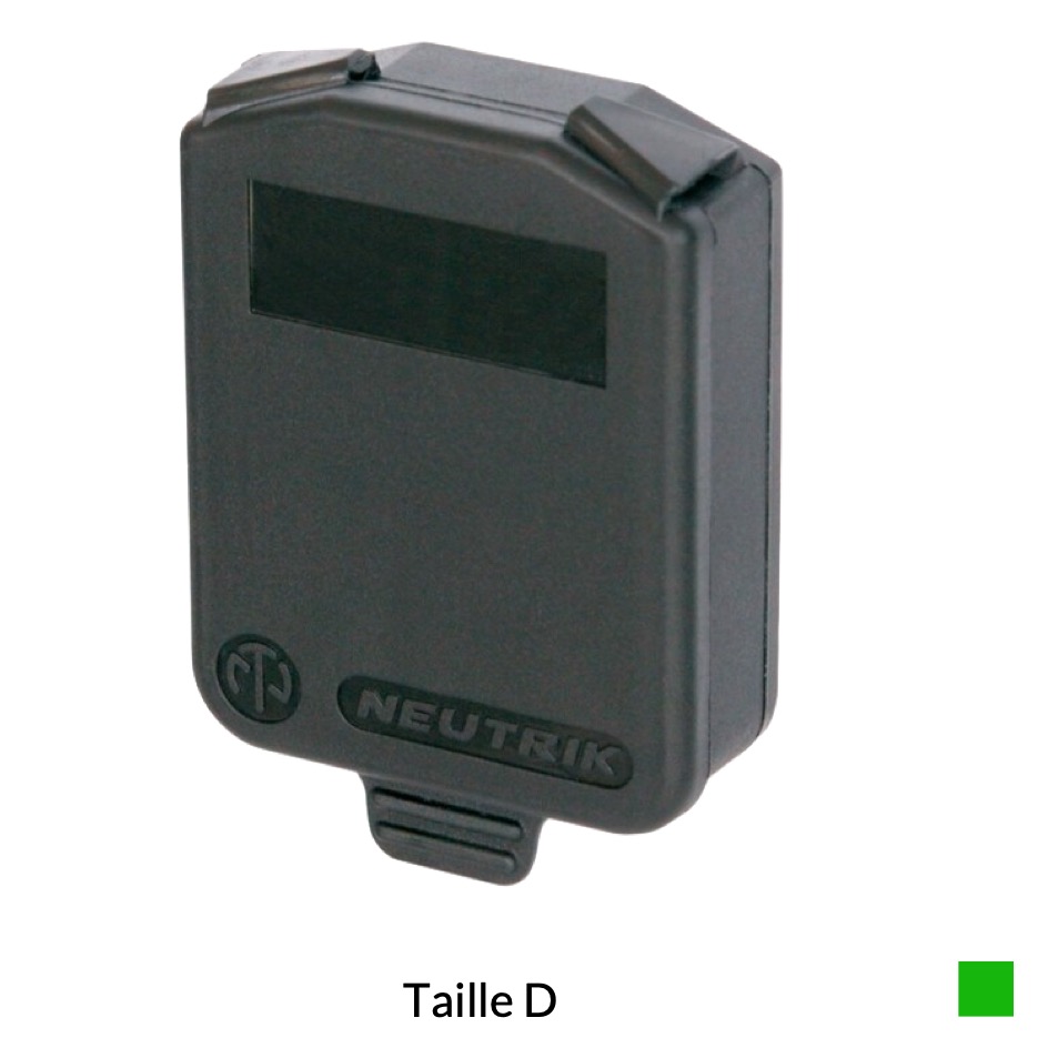 Neutrik Capuchon d'étanchéité SCDX-5 Taille D, vert