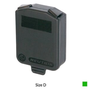 Neutrik Sealing cap SCDX-5 Size D, green