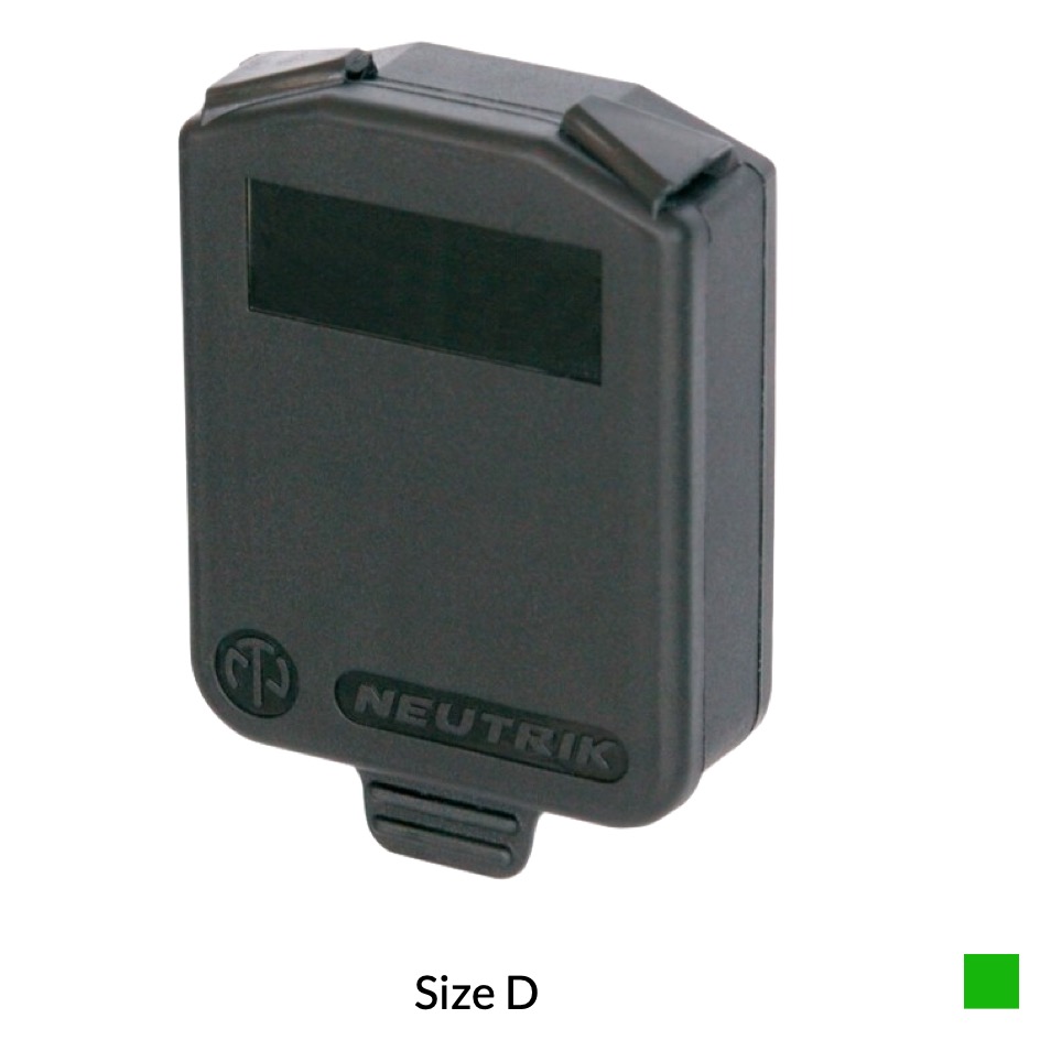 Neutrik Sealing cap SCDX-5 Size D, green