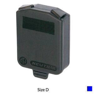 Neutrik Sealing cap SCDX-6 Size D, blue