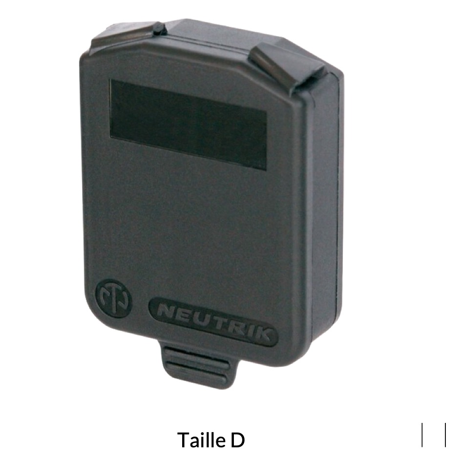 Neutrik Capuchon d'étanchéité SCDX-9 Taille D, blanc