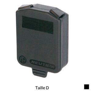 Neutrik Capuchon d'étanchéité SCDX Taille D, noir