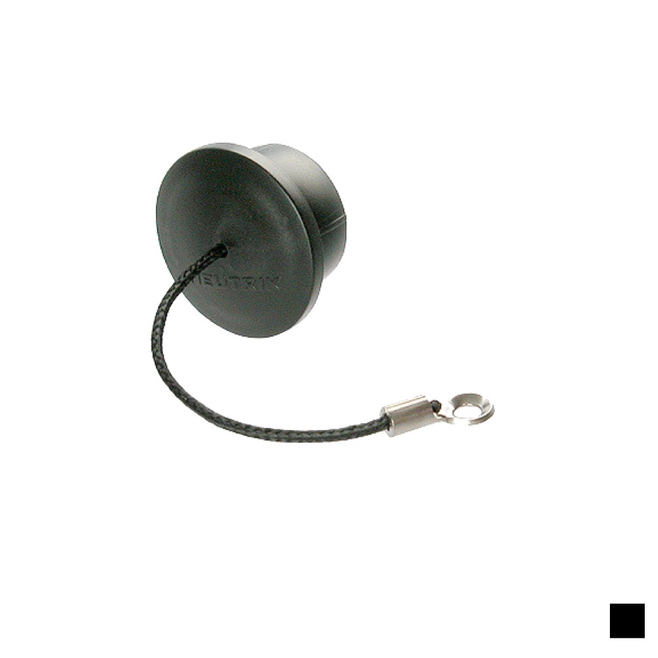 Neutrik DummyPLUG SCL for XLR Chassis Female, black