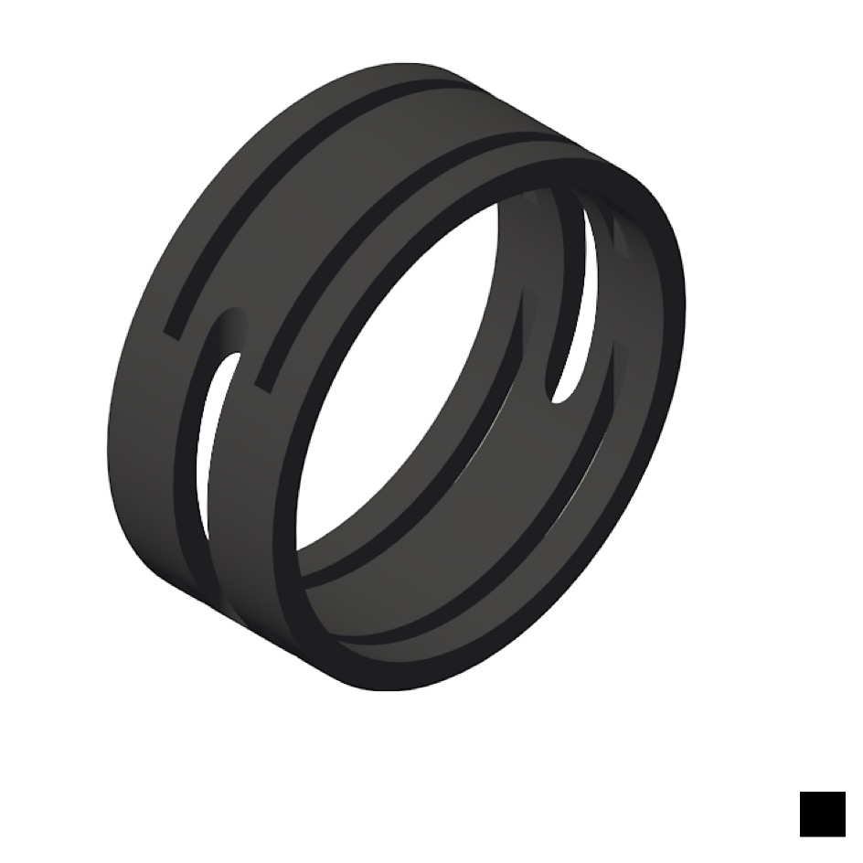 Neutrik Marking ring XXR-0, black