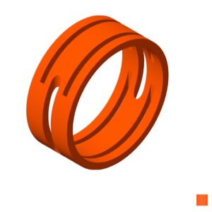 Neutrik Marking ring XXR-3, orange