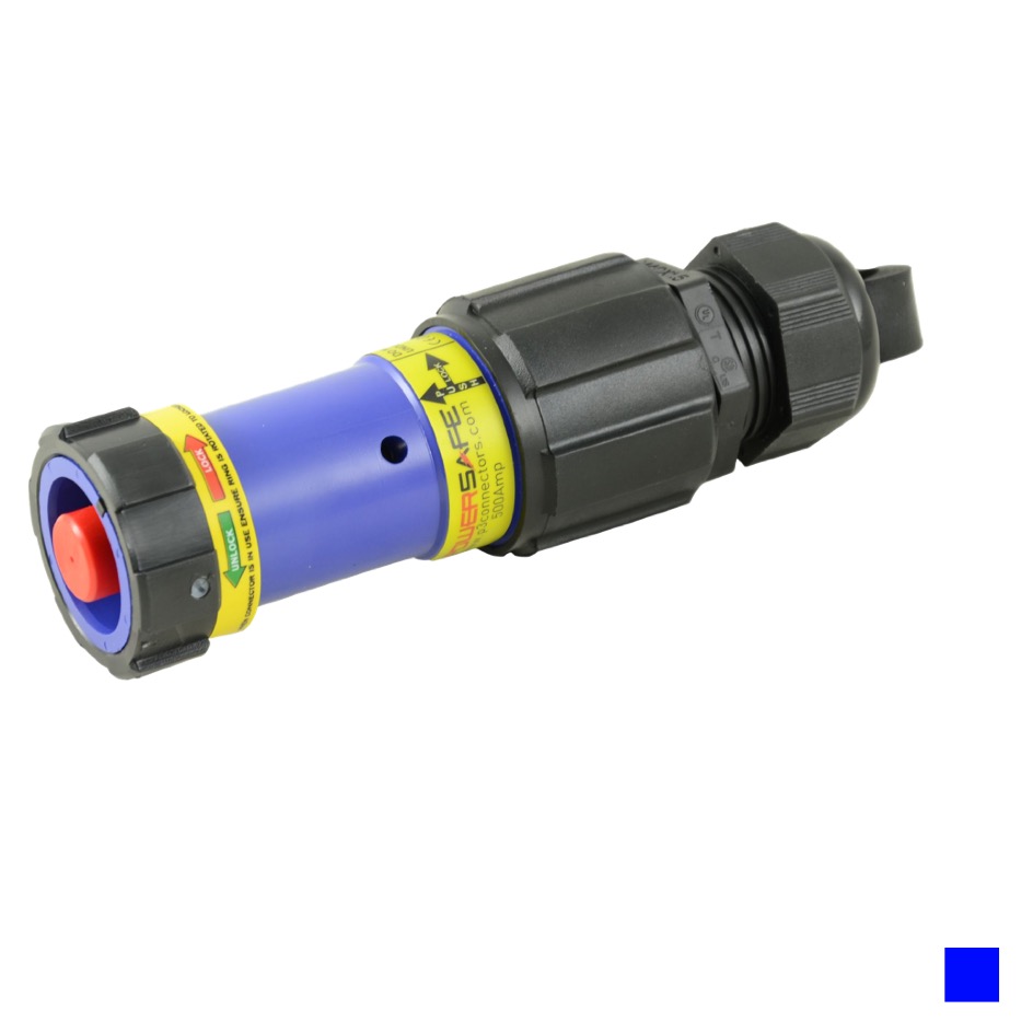 P3Connectors Prise de câble PowerSAFE 400A ROTA N, Contact à vis 135-150, bleu
Demandez une offre