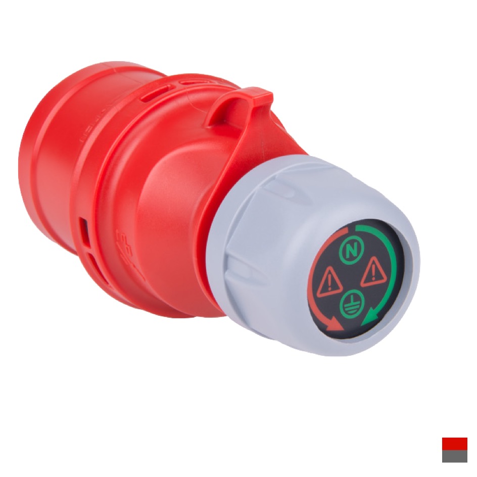 PCE DIAGNOSTIC PLUG CEE32-5, redgrey