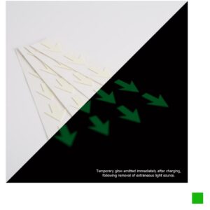 Pro Tapes Fléchettes „Glow“ phosphorescentes, vert phosphorescent