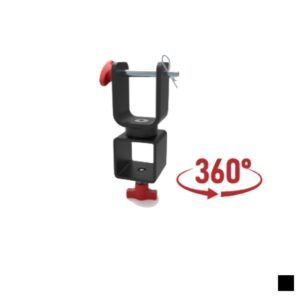 VMB PS-360 U-shaped fork adapter 360° rotatable, black
