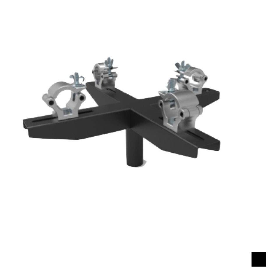 VMB PSX-03 Support de traverse 4xHC pour TE-Serie, noir