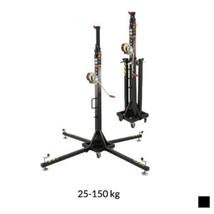 VMB TE-064B Telescopic lift Toploader, 25-150kg, black, H max. 5.35m