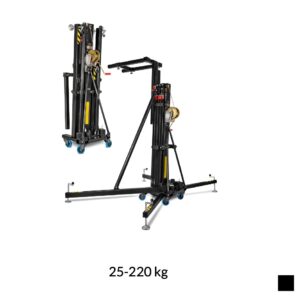 VMB TL-A220 Telescopic lift Line-Array, 25-220kg, black, H max. 5.5m