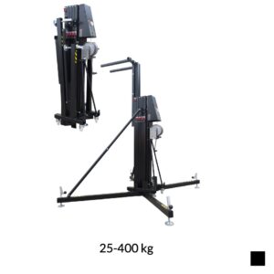 VMB TL-A400/8 Elévateur télescopique Line-Array, 25-400kg, noir, H max. 8.2m