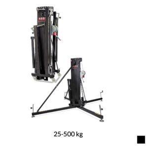 VMB TL-A500 Telescopic lift Line-Array, 25-500kg, black, H max. 7m