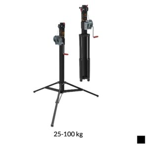 VMB TP-20 Telescopic lift Toploader, 25-100kg, black, H max. 3m