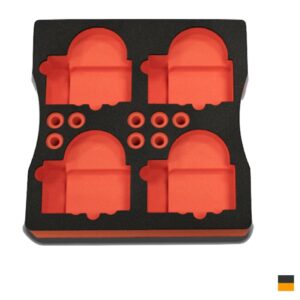 Broadweigh Flightcase insert for 4 x 4.75t shackles, blackorange
Target price. Please request a quote.