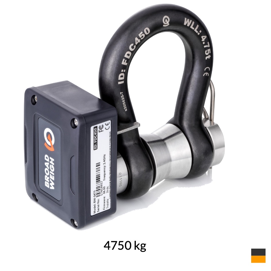 Broadweigh Wireless Load Shakle 02x AA Battery, 4750kg, 1:5, blackorange
Target price. Please request a quote.