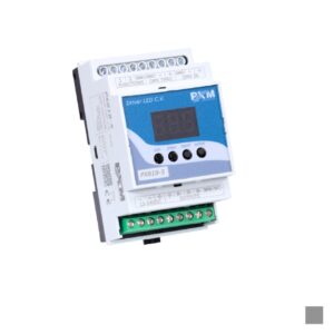 PXM PX818-5 RDM Driver de LED CV 5x3A  pour montage sur rail DIN, RGBAW, gris