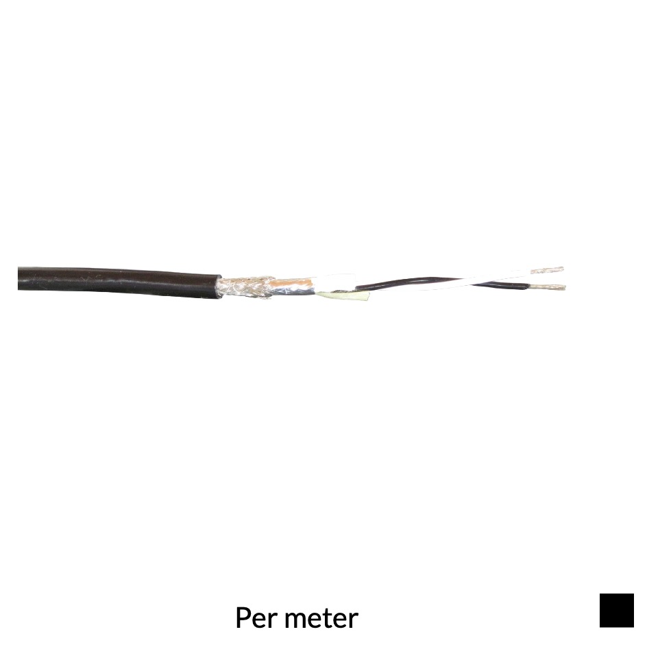 Proplex Data cable 110 Ohm, PC222P 2x0.34mm2 Per meter, black
Target price. Please request a quote.