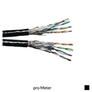 Proplex Netzwerkkabel DUAL CAT5e ULTRA S/FTP pro Meter, schwarz
Richtpreis. Bitte Angebot anfragen.