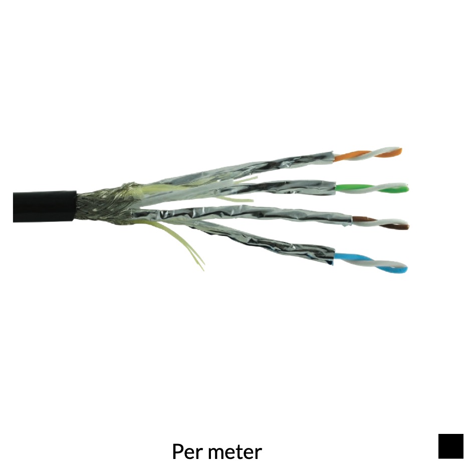 Proplex Ethernetcable CAT6 S/FTP Per meter, black
Target price. Please request a quote.