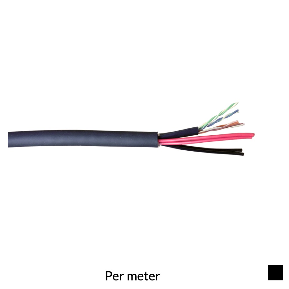 Proplex PowerData™ LV 8+2 Hybrid Cable Per meter, black
Target price. Please request a quote.