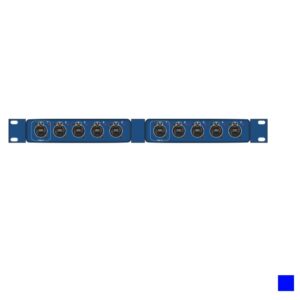 Proplex RackMount Kit Medium Dual, 19", 1U, blue