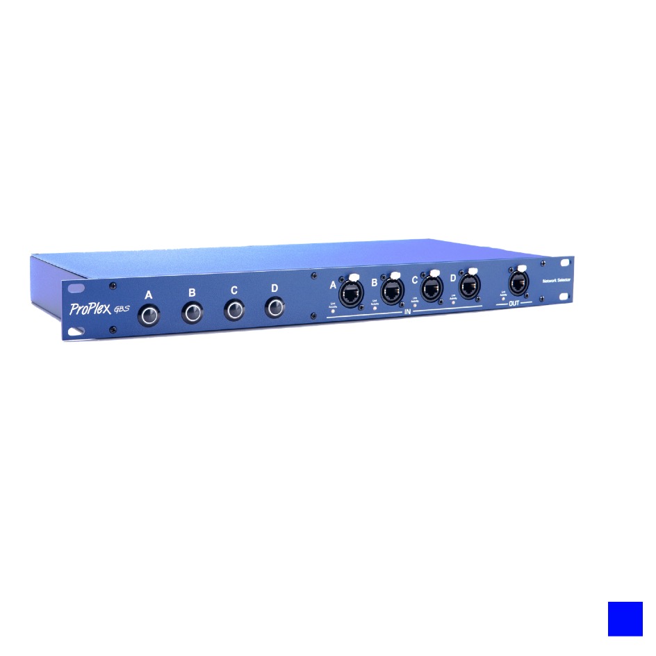 Proplex GBS CONSOLE NETWORK SWITCH, 19", 1U, blue