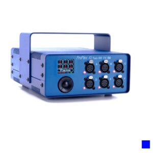 Proplex IQ TWO 66 Ethernetnode 2 x 6-Way, 9.5", 2U portable, blue