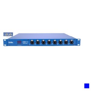 Proplex Simple GBS 10-port SWITCH 2optical LC PoE, 19", 1U, blue