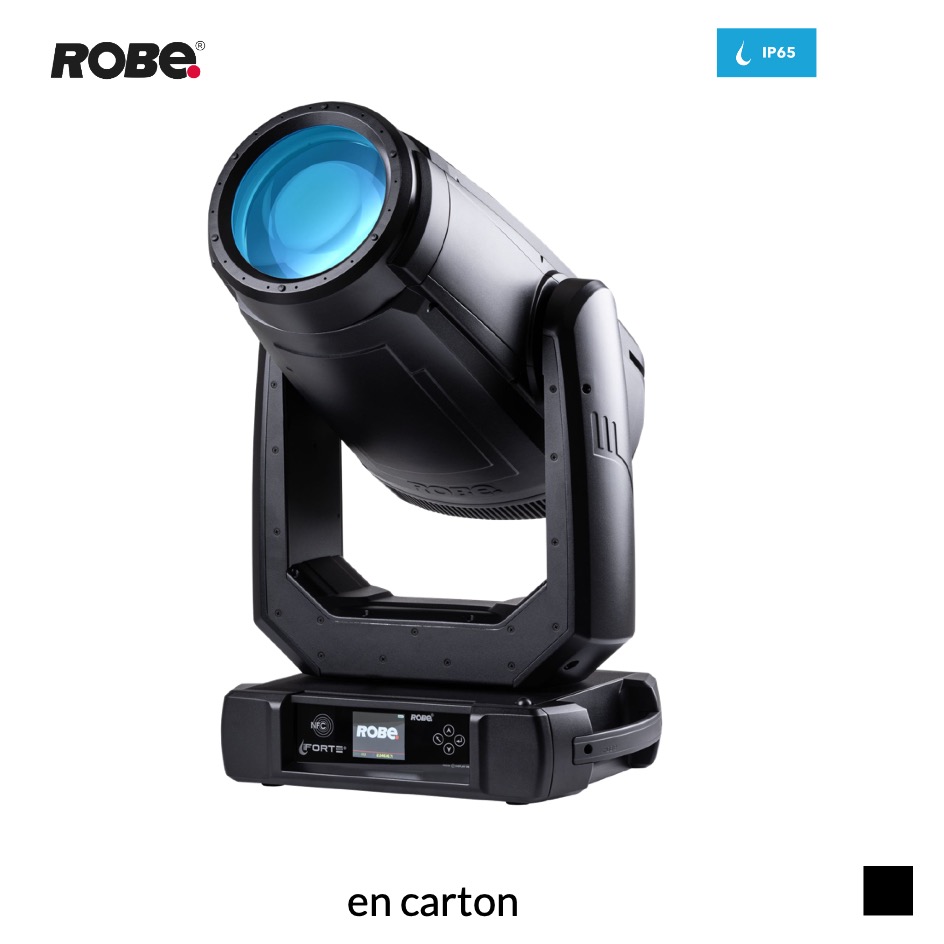 Robe Robin iFORTE CRMX™ EP, 6700K en carton, noir