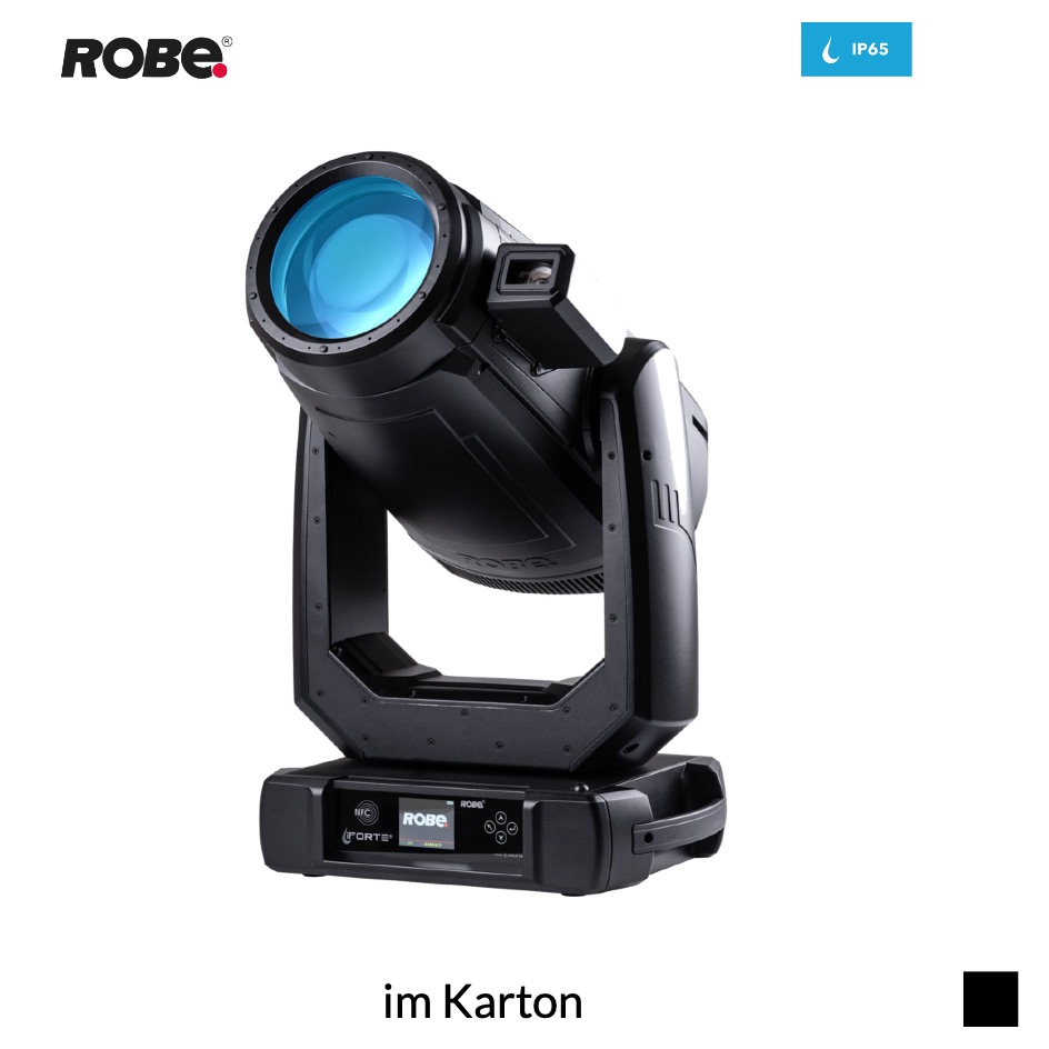 Robe Robin iFORTE FS POI HCF CRMX™, 6700K im Karton, schwarz