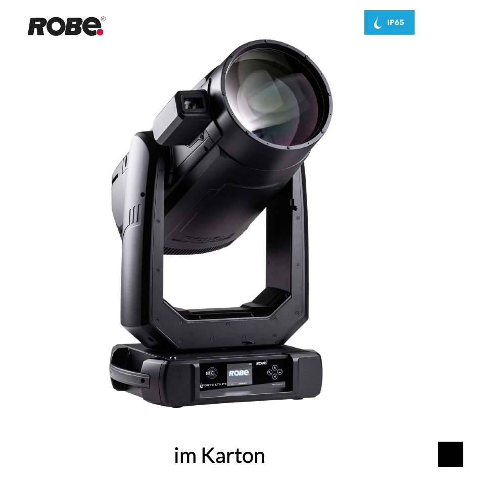 Robe Robin iFORTE LTX FS CRMX™ EP, 6700K im Karton, schwarz