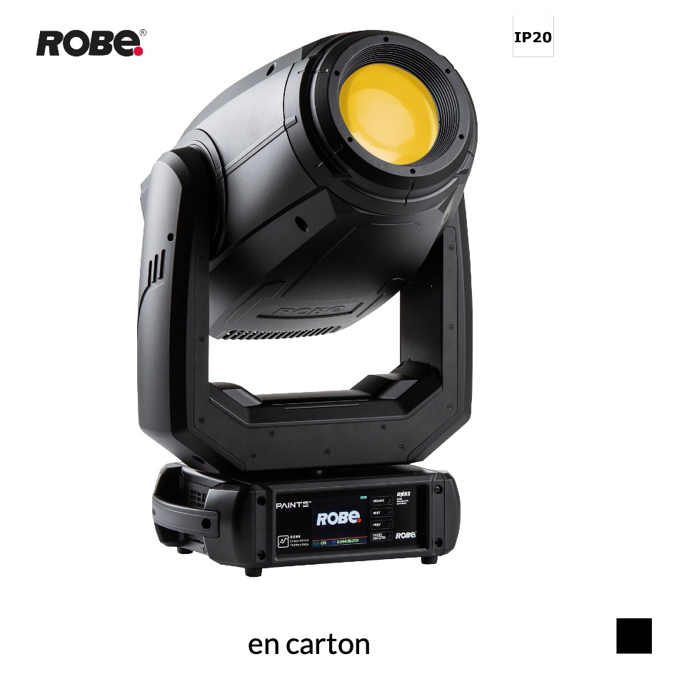 Robe Robin PAINTE CRMX™, 6700K en carton, noir