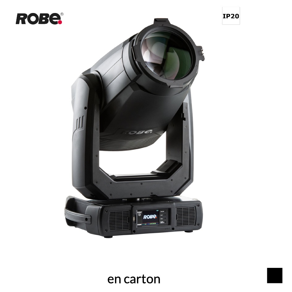 Robe Robin T2 Profile CRMX™ EP, RGBAL, 2700K-8000K en carton, noir