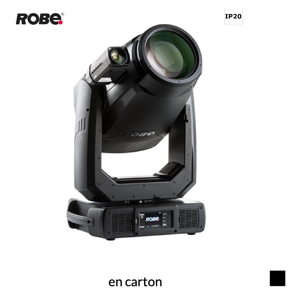 Robe Robin T2 Profile FS EP, RGBAL, 2700K-8000K en carton, noir