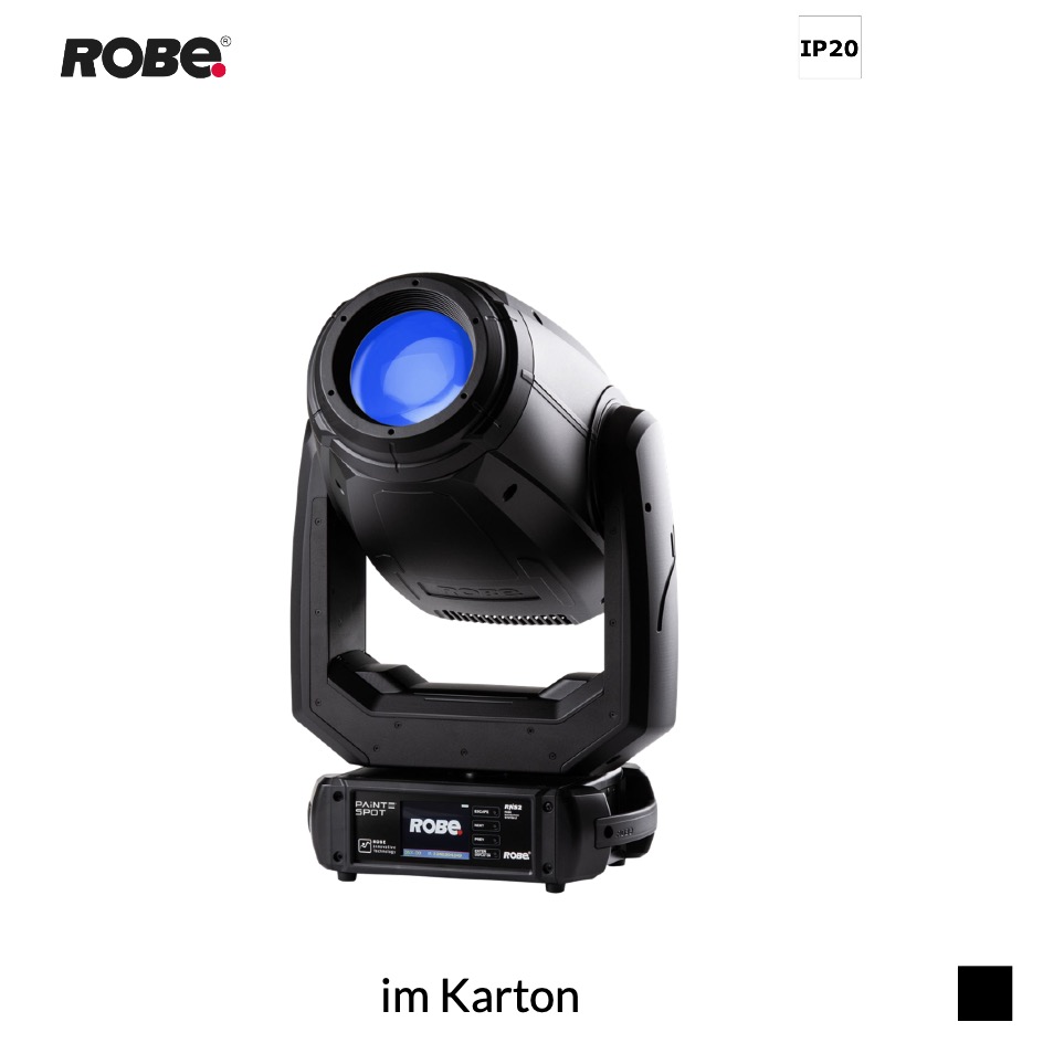 Robe Robin PAINTE SPOT, 6700K im Karton, schwarz