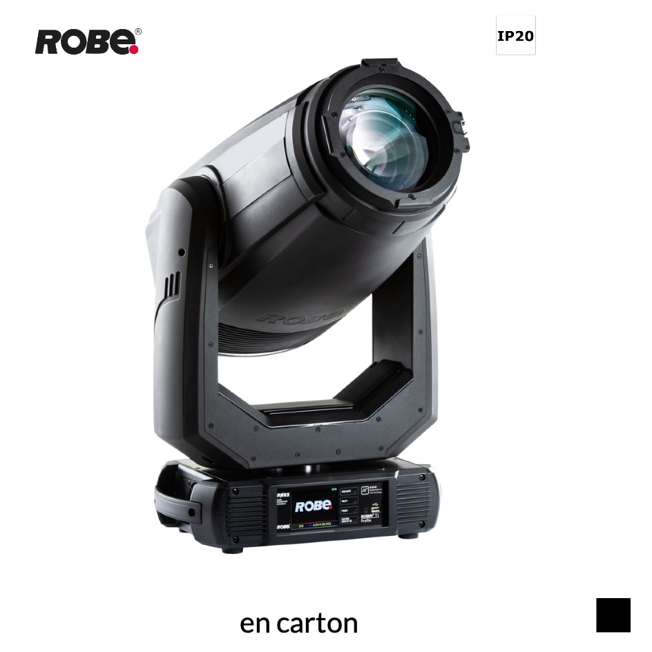 Robe Robin T1 Profile CRMX™, RGBAL, 2700K-7000K en carton, noir