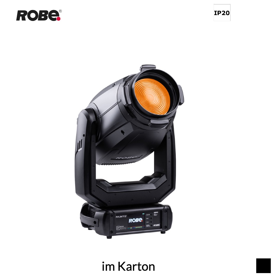Robe Robin PAINTE FRESNEL HCF CRMX™, 6000K im Karton, schwarz