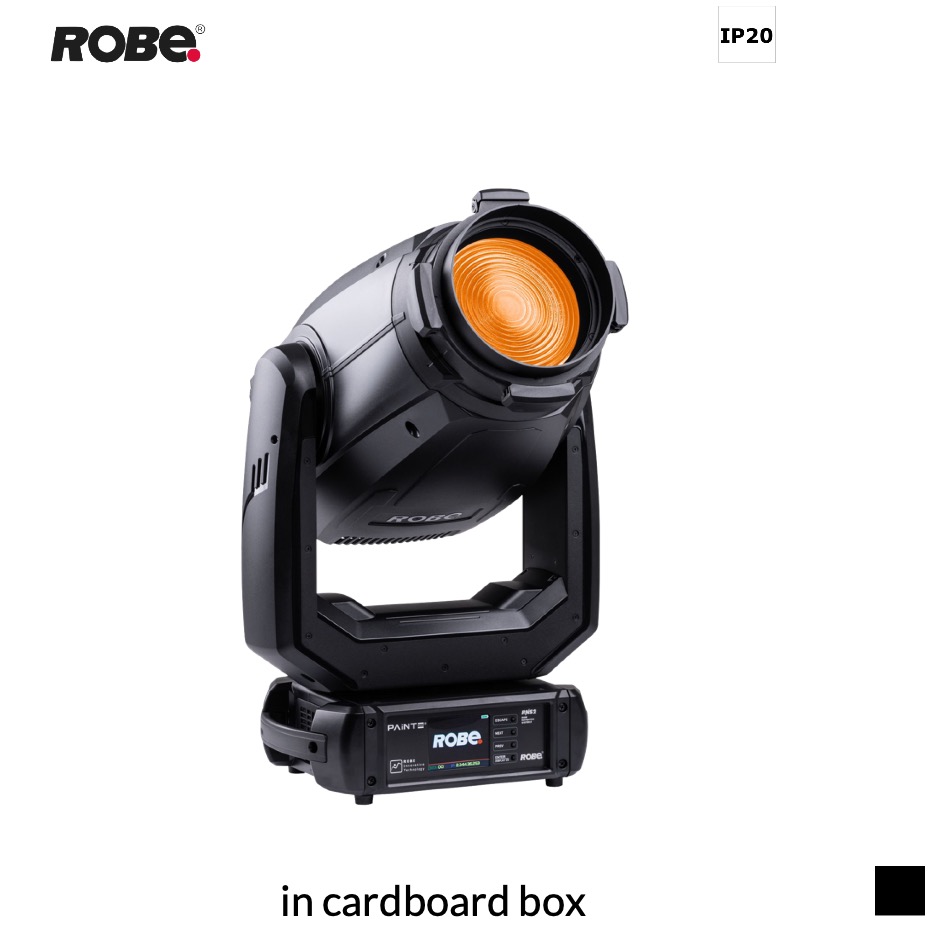 Robe Robin PAINTE FRESNEL HCF CRMX™, 6000K in cardboard box, black