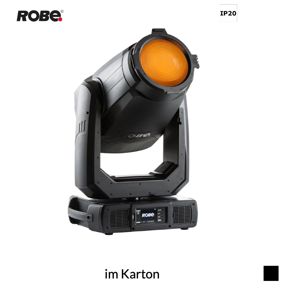 Robe Robin T2 Fresnel CRMX™ EP, RGBAL, 2700K-8000K im Karton, schwarz