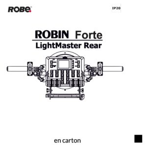 Robe Robin FORTE LightMaster REAR Kit Set en carton, noir