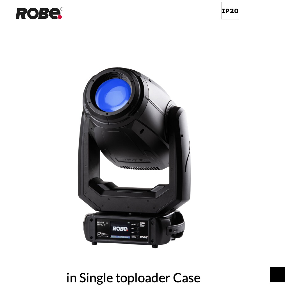 Robe Robin PAINTE SPOT HCF CRMX™, 6000K in Single toploader Case, black